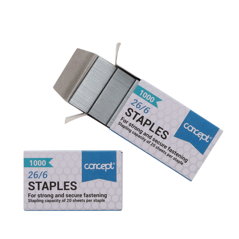 1000 26/6 Staples Box